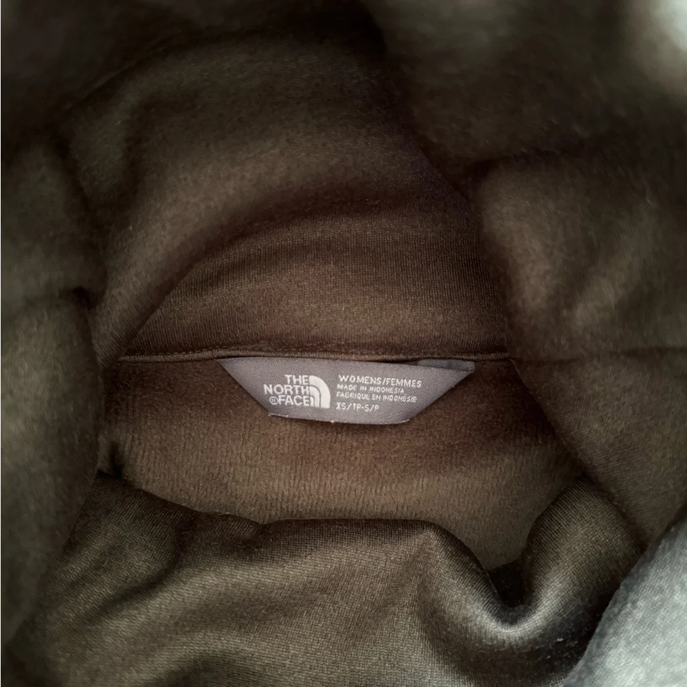 The North Face Women’s Cowl Neck Cozy Slacker Poncho in Olive - Picture 5 of 5